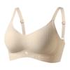 Zeriluna Four-leaf Flower Breathable Ribbed Push-up Bra Comfortable, Body-fitting, Skin-friendly, Soft and Breathable Underwear