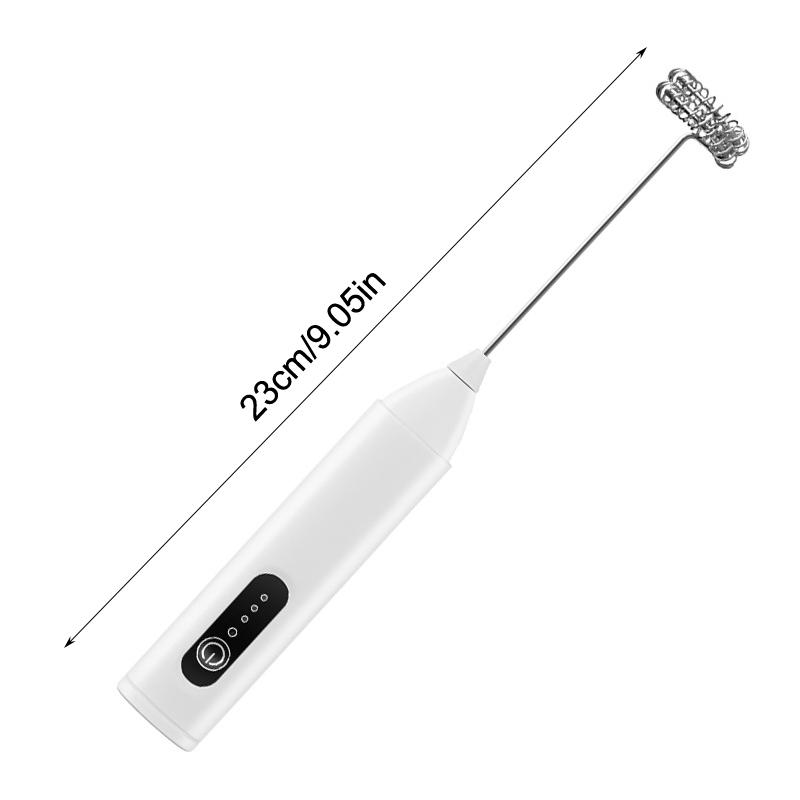 Wireless Electric Milk Frothers Coffee Frother Usb Rechargeable 3 Speeds Handheld Foam Maker Coffee Egg Beater  Cooking Tools