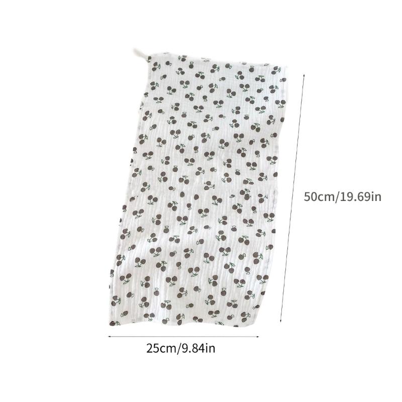 Multifunctional Cotton Burp Towel Stylish Newborn Washcloth Wipe for Babies Perfect for Burping Face Cleansing & Feeding