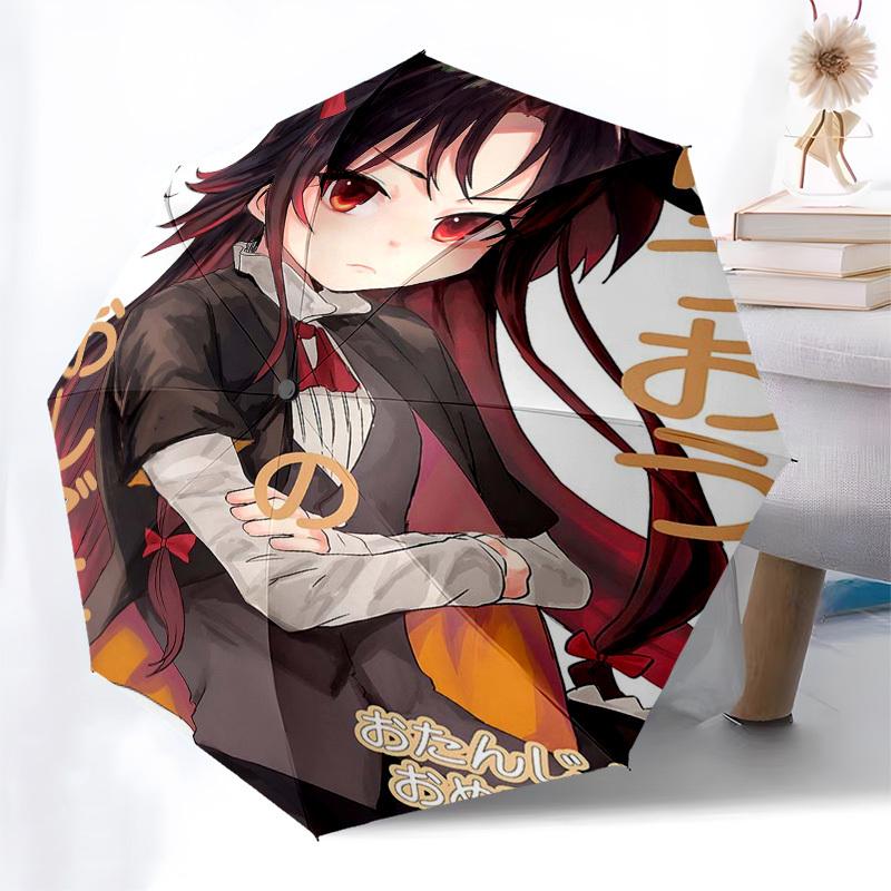 

1pc Limited Edition Anime Character Umbrella - Perfect for Fans, Travelers, and Everyday Use! Featuring Automatic Opening Mechanism, Foldable Design,