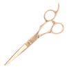 DEEDS GTZ Pink Gold Titanium Scissors and 630CT Thinning Scissors Approximately Thinning with Dedicated Case Set Thinning Scissors [PF] (6.0 Inches)