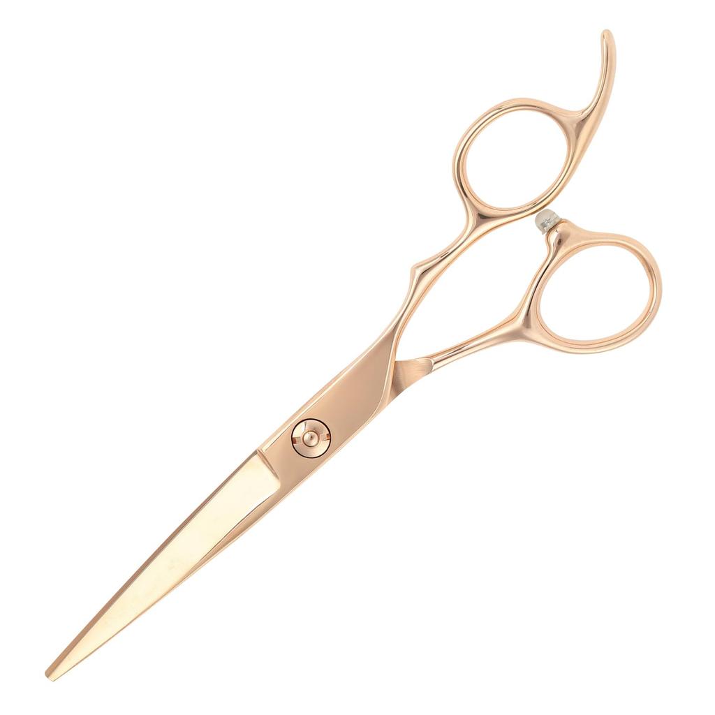 DEEDS GTZ Pink Gold Titanium Scissors and 630CT Thinning Scissors Approximately Thinning with Dedicated Case Set Thinning Scissors [PF] (6.0 Inches)
