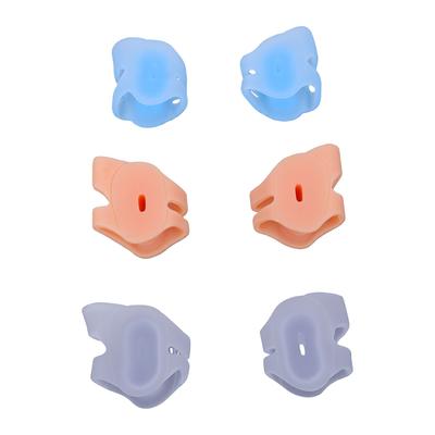 6 Pcs Toe Separators Double Loop Soft Silicone Big Toe Spacers Reusable Washable for Men Women
