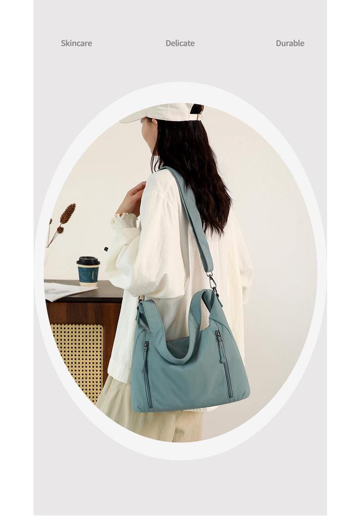 Women's Large Capacity Nylon Shoulder Crossbody Bag - Versatile, Casual, Trendy Commute Handbag