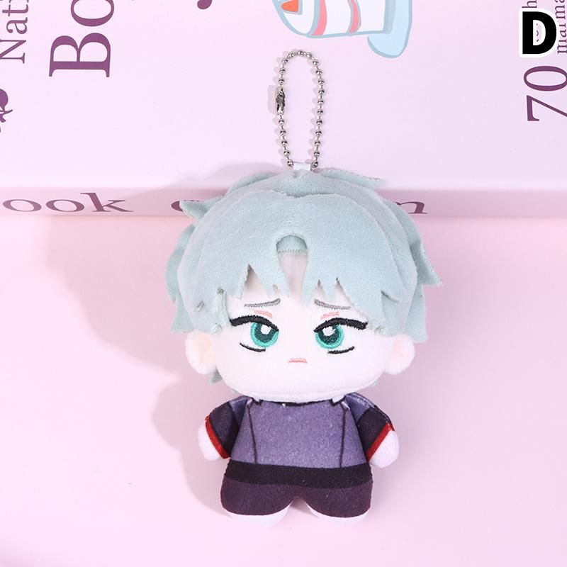 1/5/6Pcs Anime Peripheral Alien Stage Plush Starfish Body Desk Toys Keychain Plush Couple Keyrings Bag Pendants Fans Gift