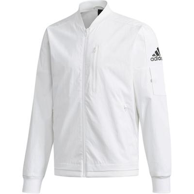 Atmungsaktive Strapazierfähige Jacke mit Stehkragen Herrenjacken Weiß DV3311
