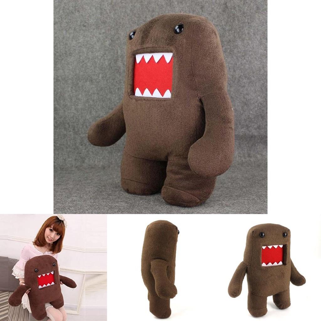 Cute Domo Kun Cartoon Pillow Plush Dolls Kids Couples Funny Gift Brown