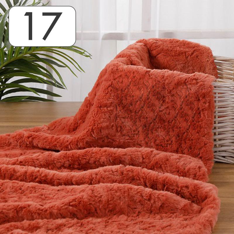25x50cm Embossed Microfiber Plush Faux Fur Fabric Imitation Rabbit Fur Fabric For DIY Doll Garment Patchwork Sewing Material