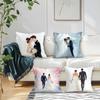 4Pcs Wedding Gifts Cushion Covers Single-sided Printed 45CM Throw Pillow Case Cover Sofa Cushion Home Room Decor