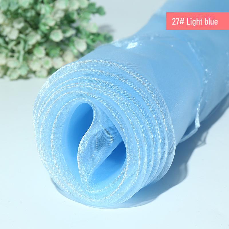 Verschlüsselter Glitzer-Organza Transparentstoff für Babykleider und Hochzeitsdekoration