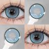 EYESHARE 1pair Lemon Gray Contact Lenses 14.0mm Korean Natural Brown Softlens Eye Contacts Cosmetics Pupils