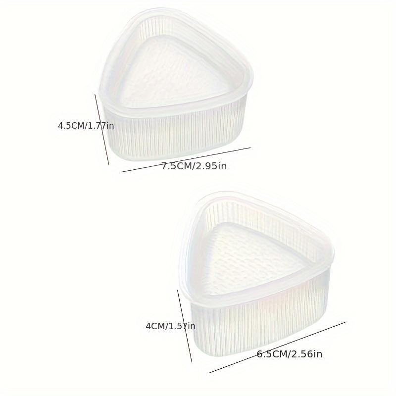 1 PZ Stampo Triangolare per Sushi, Pressa per Palline di Riso Onigiri, Strumento Portatile per Bento di Grado Alimentare per Pranzo al Picnic