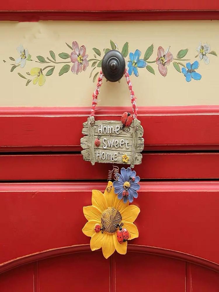 

Семизвездочный Божья коровка Подсолнух Магазин Украшения Добро пожаловать Бренд Домашний Теплый Маленький Листинг Сад Подвеска Современный Пасторальный Стиль жёлтый