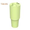 Silicone 2-in-1 Cup Liner for 40 Oz Cup Creative Drink Separator Stylish Emerald Design Food-Grade Reusable Liner for Party