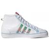 Adidas Originals Nizza Hi Laser Casual High-Top Skate Shoes Women Sneakers White Blue Green GZ2796