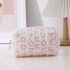 Korean Style Letter Pencil Bag Canvas Storage Organizer For Girls