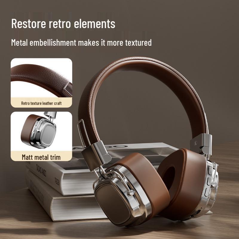 Wireless Bluetooth 5.3 Over-Ear Gaming Headphones with Heavy Bass