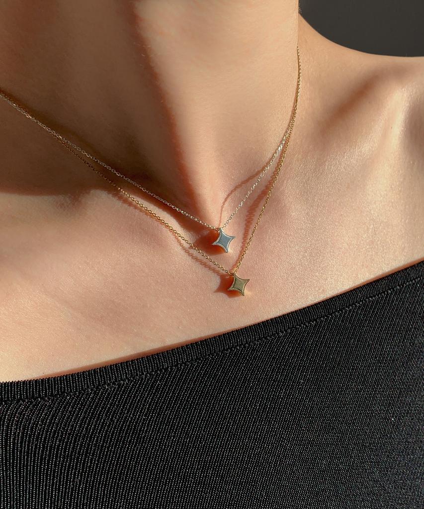 Ound Little Star Necklace