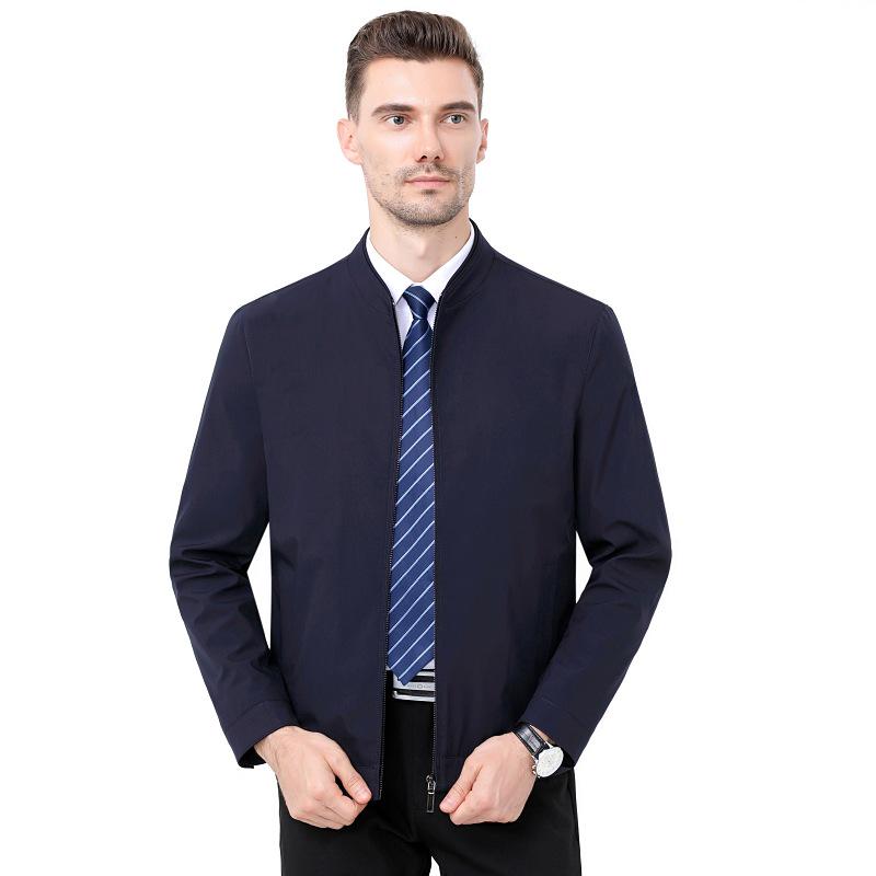 Herren 2022 Herbst Stehkragen Freizeitjacke – Trendiger, dünner Stil für Männer mittleren Alters