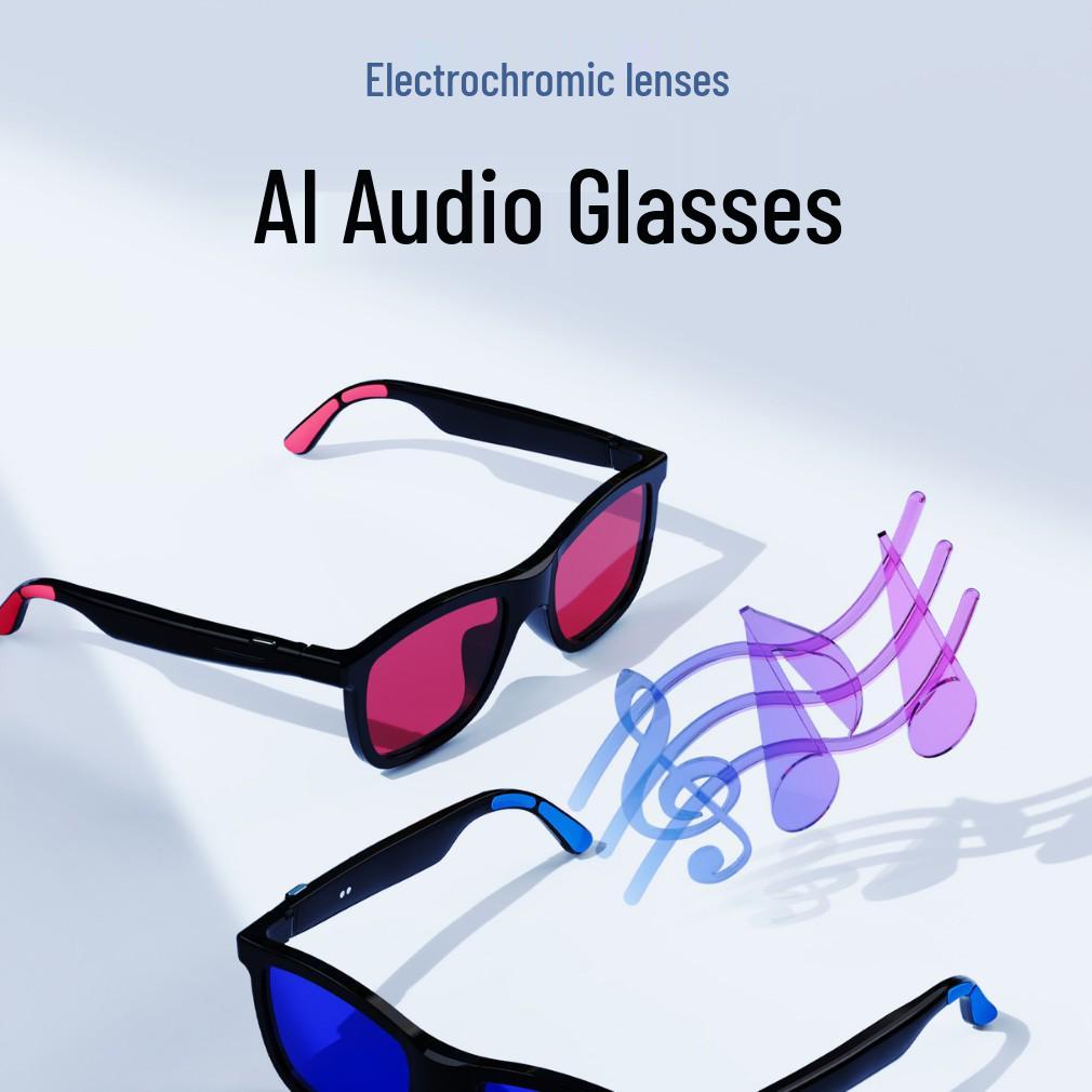 Smart G60 Electrochromic Glasses with Bluetooth Calling, Music Listening & AI Translation