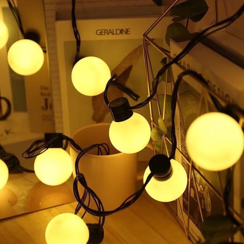 Outdoor USB LED Ball String Ambiance Lights