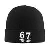 Funny Six Seven 6 7 Meme Gen Alpha Slang 6 7 Hands Knitting Hat Retro Caps Men Kpop Beanie Hats Autumn Winter Warm Bonnet Hats