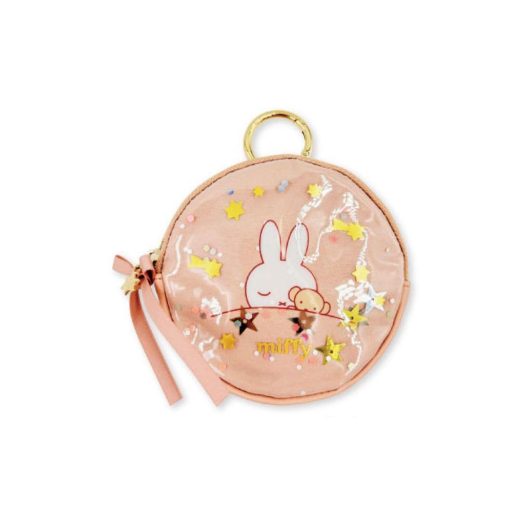Marimo Craft Miffy Circle Dreamy W100 X H100 X D15mm Pouch, Series, Pink, (DBM-3025)