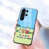 M-MINNA NO T-TABO Phone Case For Samsung S26 S25 S24 FE S23 S22 S21 Plus S20 Ultra Note20Ultra Black Glass Cover