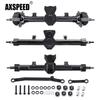 AXSPEED Front / Middle / Rear Alu Alloy Portal Axle for Axial SCX24 Deadbolt Wrangler C10 Gladiator Bronco 1/24 RC Car 6x6 Parts