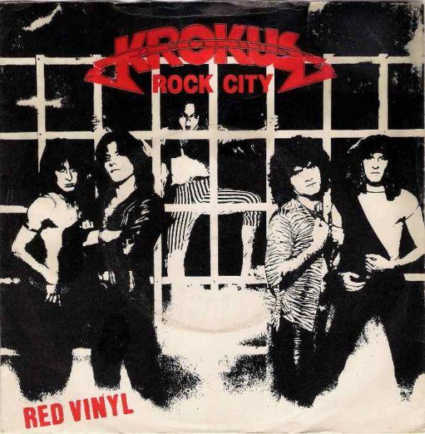 

7inch Record KROKUS - Rock City ARO254 Ariola 1981 UK Rock Used