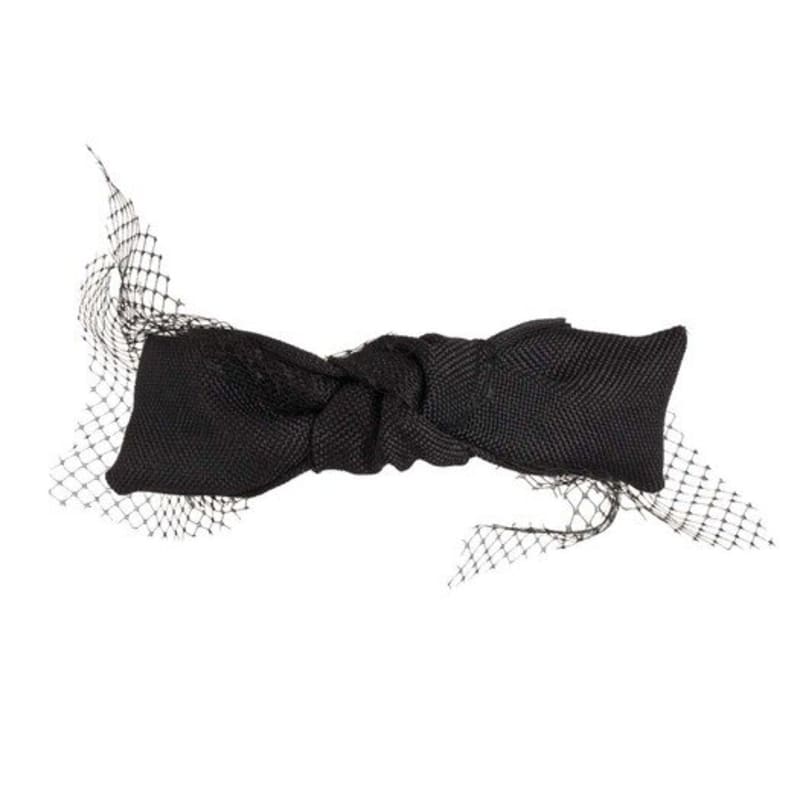 Brauner Hut [serre-tete] Spitzenhase - Schwarz