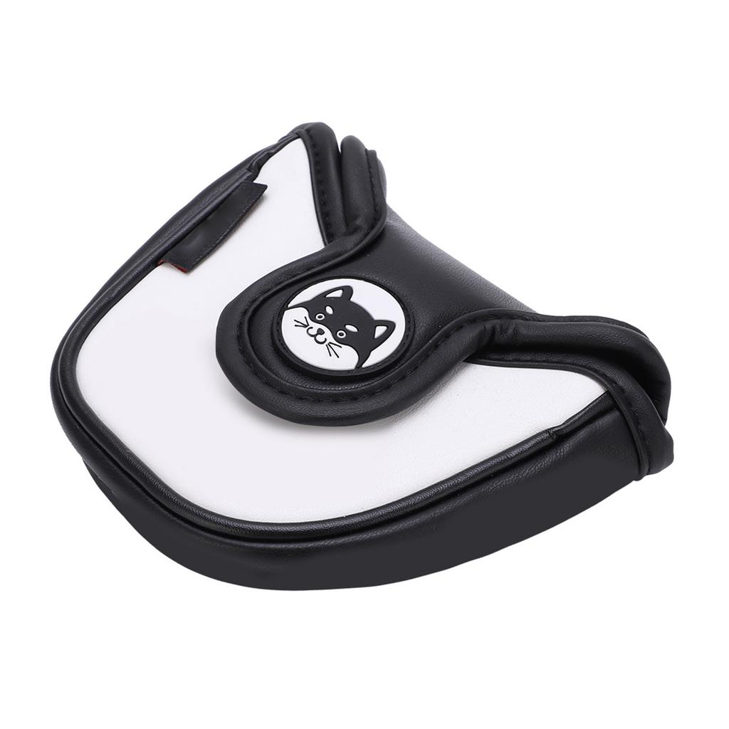 PU Leder Golf Putter Schlägerhauben mit Magnetverschluss Wasserdicht Cartoon Verdicken Plüsch Golfschläger