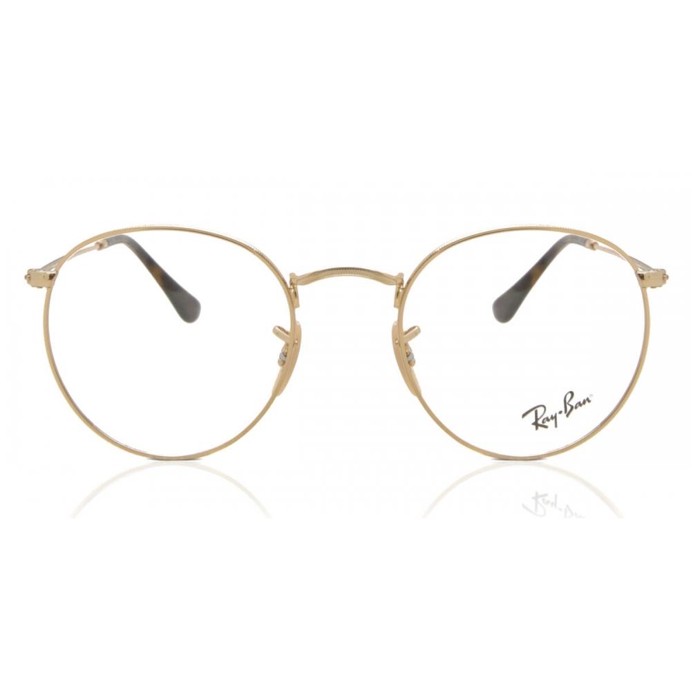 

Ray Ban Rx3447v Round Metal 2500 Unisex Eyeglasses Gold/50-21-145