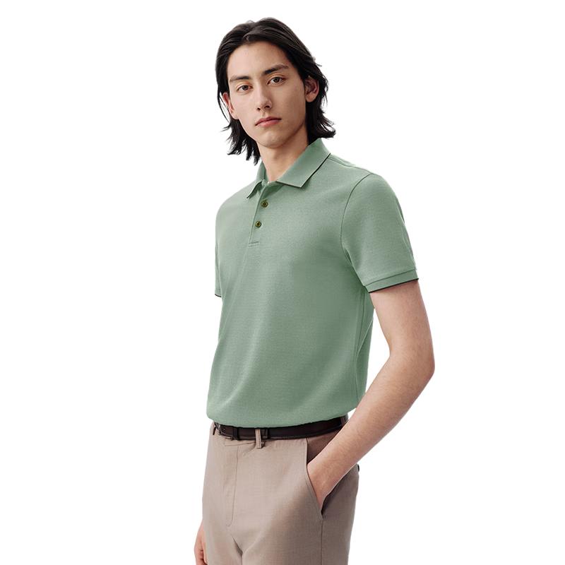 Hongdou Men s Antibacterial Pure Cotton Polo Shirt M