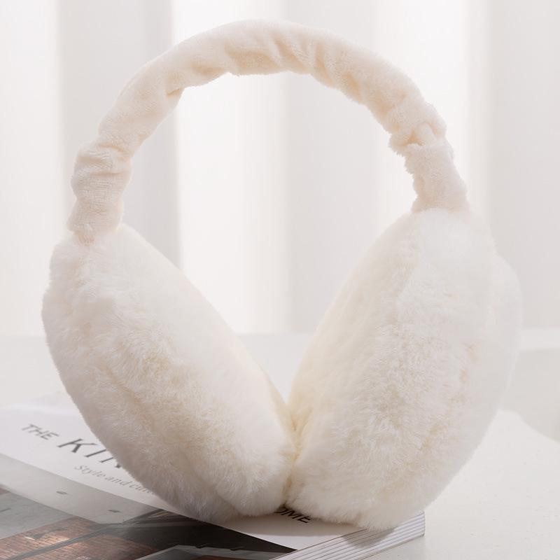 Foldable Korean Style Warm Earmuffs for Men and Women - Trendy Hamburger Design