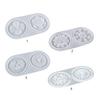 Diy Crystal Drop Glue Mold Seven Chakra Pendant Ornament Coaster Dual-purpose Mold Storage Tray Silicone Mold