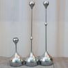 Wrought Iron Electroplated Candlestick: Luxurious Decor for Hotels, Weddings, or Dining Tables
