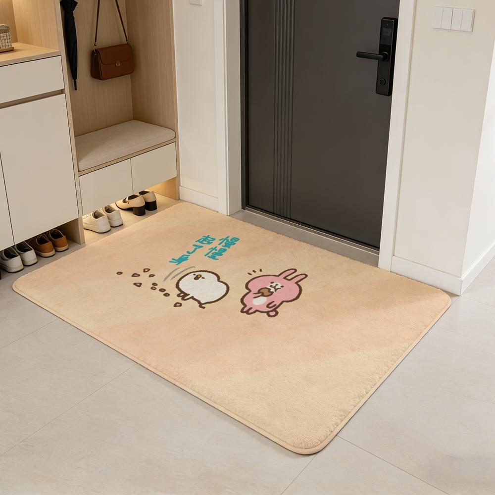 Anime M-MashiMaro Floor Mat Flannel Door Mat Non-Slip Absorbent Washable Indoor Home Rug