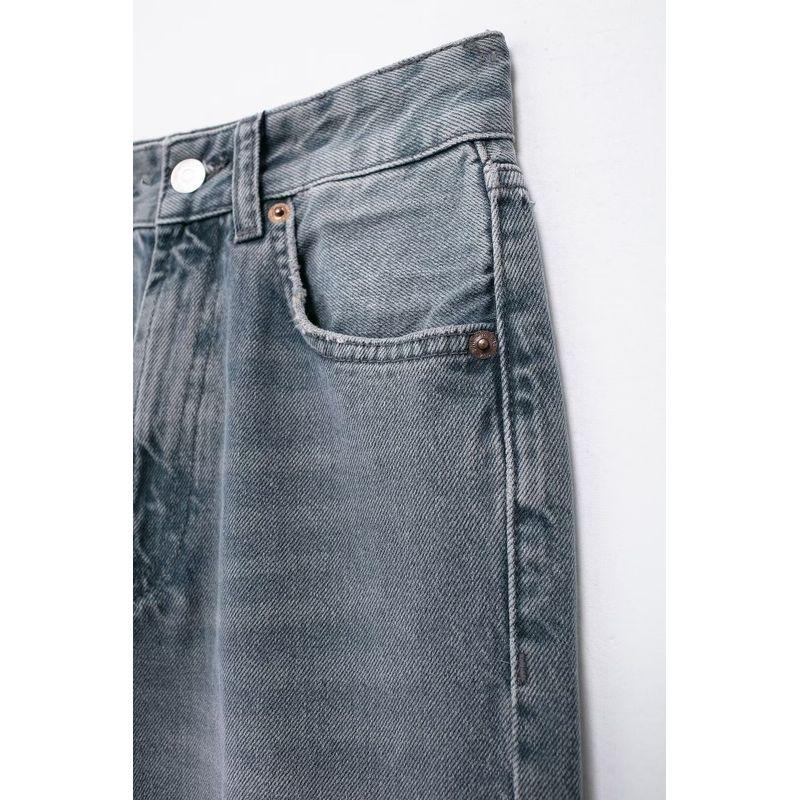 Kaslead New Arrival Women's Clothing Fashion Style Fashion All-Match High Waist Wide Leg Denim 6045022