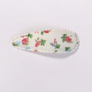 Yalun Jewelry Popular Daisy Bb Clip Small Printed Hair Accessories Daily Fabric Handmade Hairpin 4572