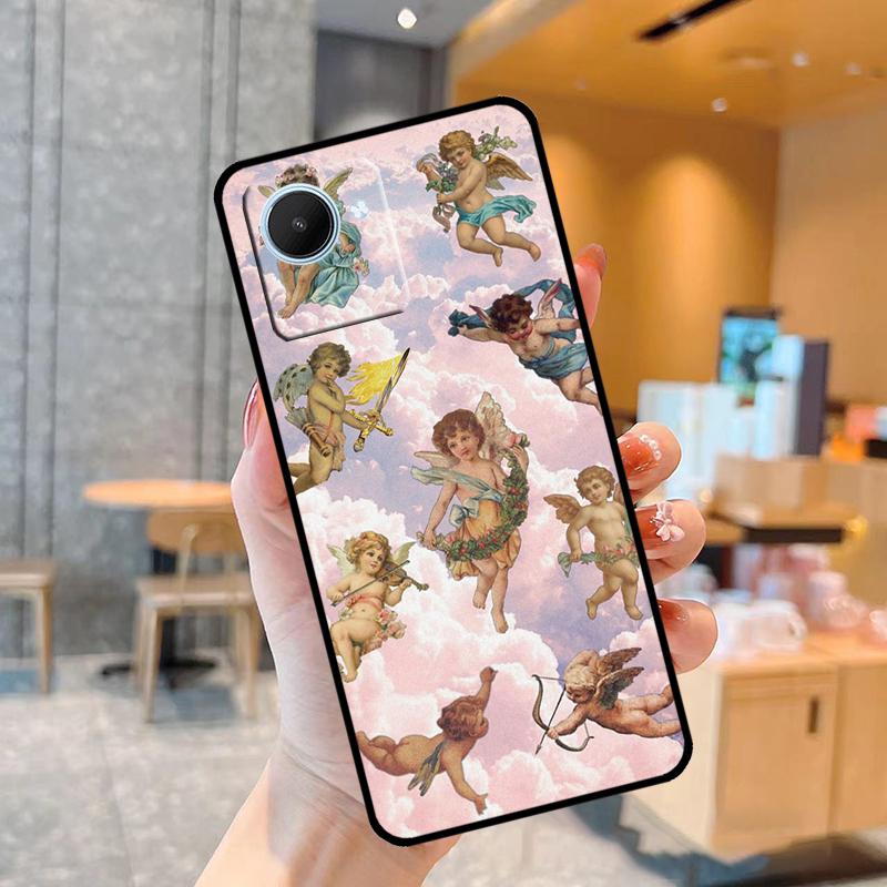 

Чехол с принтом мультяшного ангела и младенца для Realme C55 C33 C31 C35 C30 C11 C15 C25s C21Y GT Neo 5 3T 2T 8 9 10 11 Pro Plus Realme 8 4G