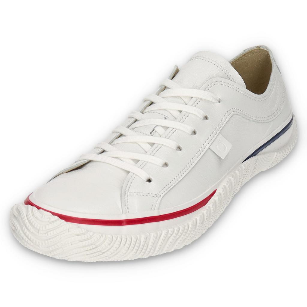 M Size Sneakers for Men and Women [Spingle] SP-1045 White/Red (25.5cm)