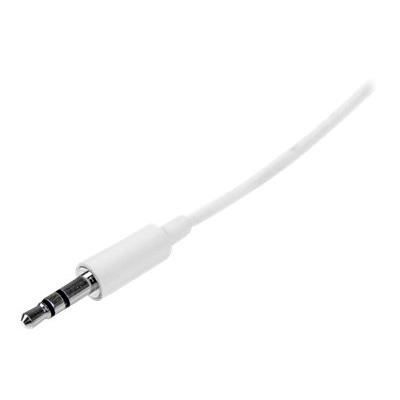 Câble Audio Stéréo Mini-Jack 3.5mm Slim - STARTECH - 1 m - Blanc