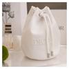 DIOR White Drawstring Cosmetic Bag Makeup Tools, Portable Storage, Gift for Girlfriend