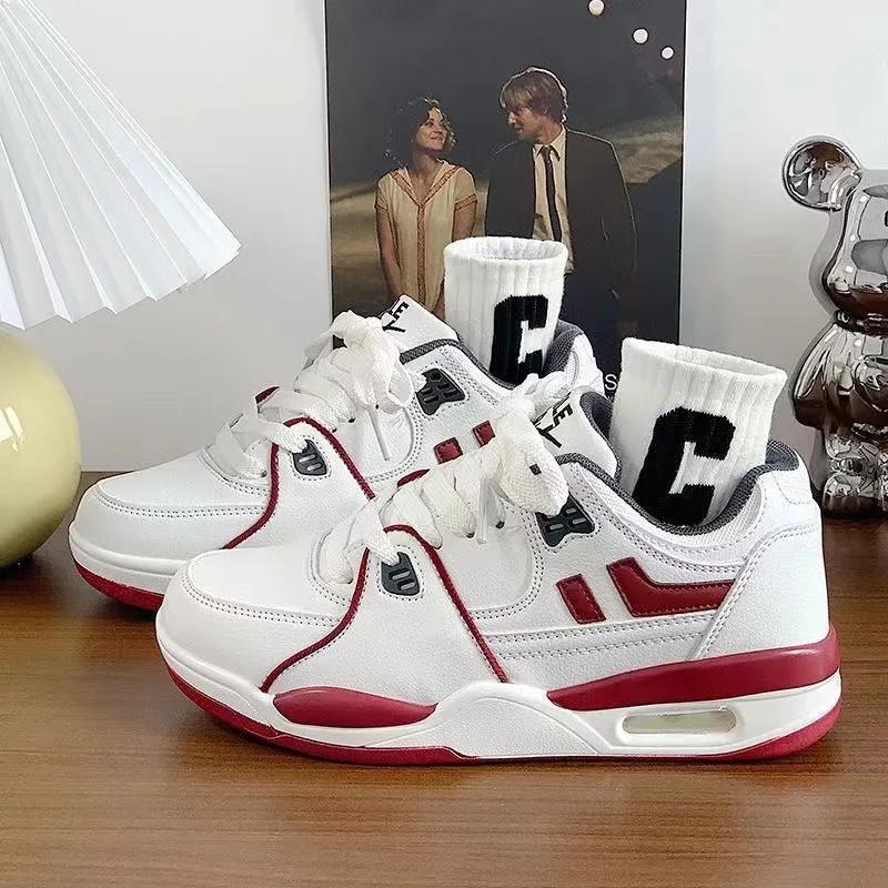 Fashion New Mens Sneakers White Air Cushion Casual Male Flat Shoes Outdoor Male Running Shoes Solid Color Men Shoes Zapatos Para Hombres
