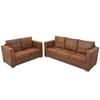 Day and Night - Day and Night 2-Piece Sofa Set Faux Suede Leather