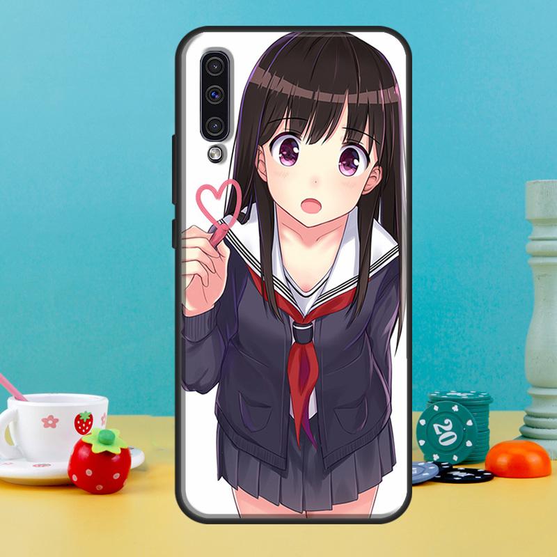 Anime girl cartoon japan cute Case For Samsung Galaxy A32 A16 A55 A06 A05 A36 A26 A54 A34 A14 A22 A52 A35 A15 A53 A13 A56