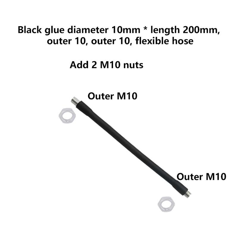 

High Quality Universal Gooseneck Tube Chrome Hose M8 M10 Metal Positioning Hose Snake Tube 200Mm 300Mm 20cm M10