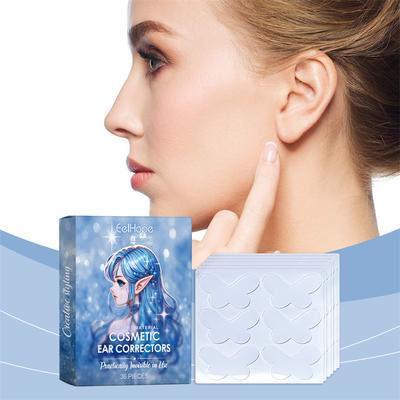 12Pairs Butterfly Shape Cosmetic Ear Corrector Elf Ear Stickers Ear Supporters Self Adhesive Invisible Ear Stickers