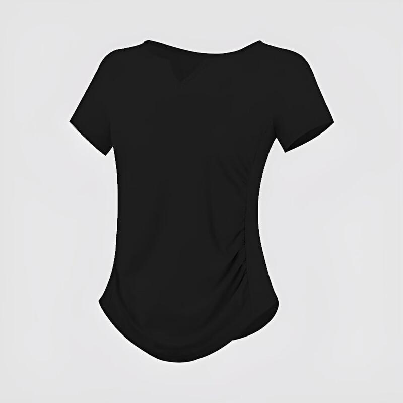 Women s V-Neck Short Sleeve Sports T-Shirt S